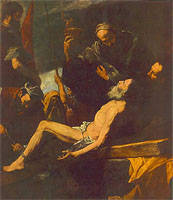 Jusepe de Ribera (1591 - 1652): Andreas' Kreuzigung
